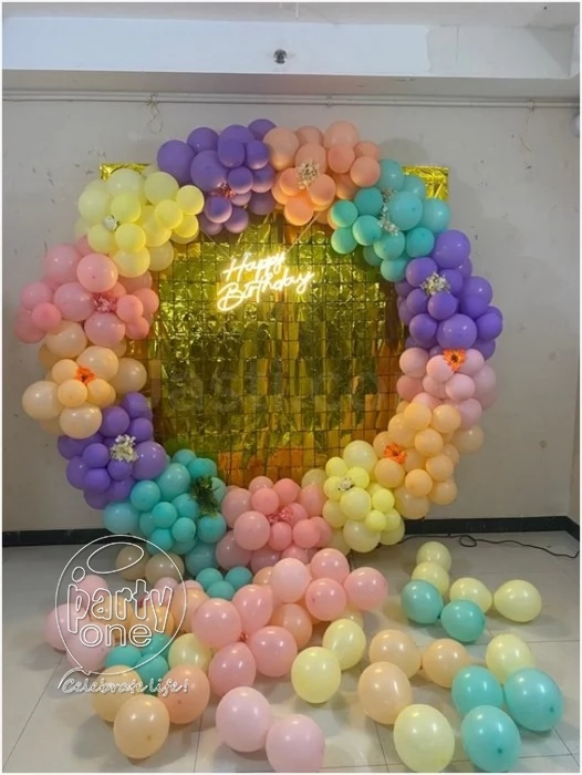 birthday Fusion Colour Ring Birthday Decor
